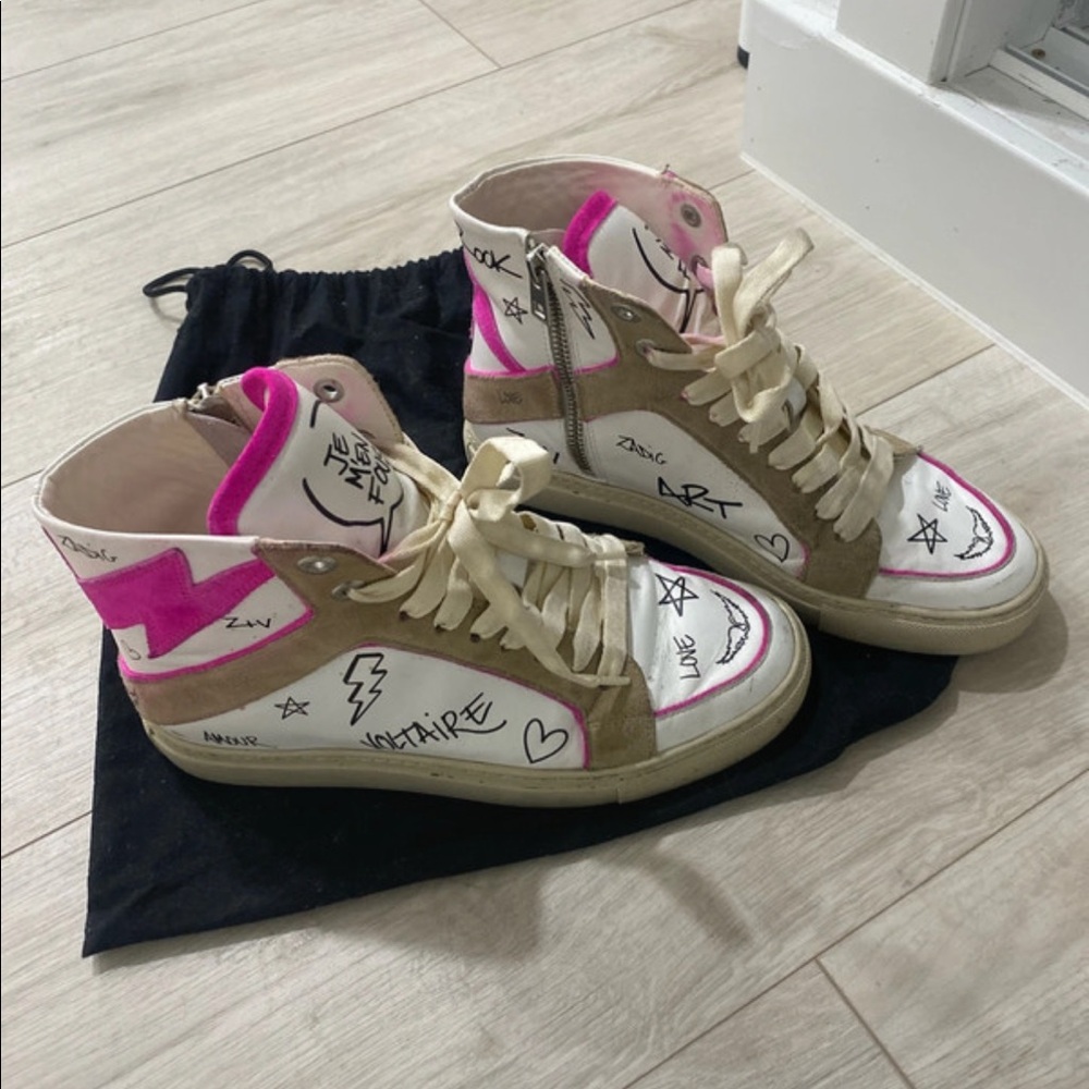 Zadig & Voltaire high top sneakers - Picture 4 of 7